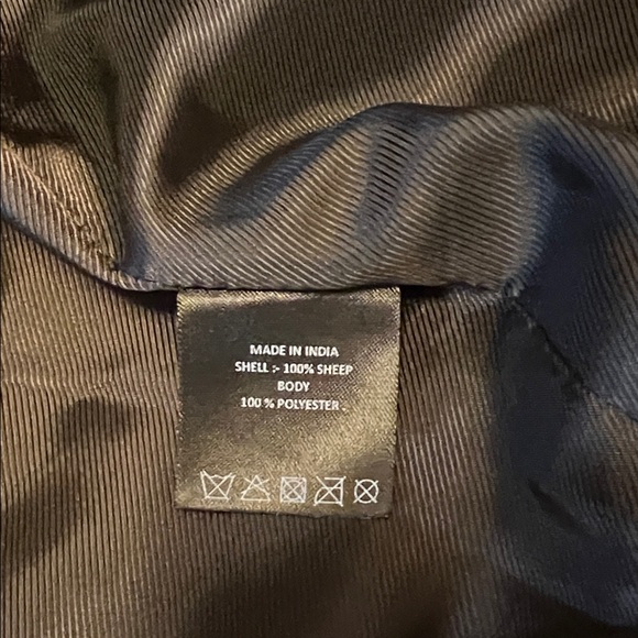 Men's Two-Tone Lambskin Puffer Jacket - Picture 4 of 5